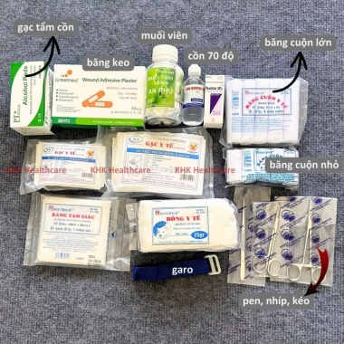 Bộ 16 món sơ cứu chấn thương - Túi y tế cá nhân, gia đình, du lịch, giá chỉ 258.800₫ 7 Bộ 16 món sơ cứu chấn thương - Túi y tế cá nhân, gia đình, du lịch, giá chỉ 258.800₫ 7