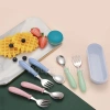 Bộ 2 cái 304 muỗng nĩa thép không gỉ + dao kéo du lịch cắm trại, trường học, văn phòng - Giá chỉ 31.900₫ 6