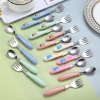 Bộ 2 cái 304 muỗng nĩa thép không gỉ + dao kéo du lịch cắm trại, trường học, văn phòng - Giá chỉ 31.900₫ 8