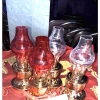 Bộ 2 đèn dầu bóng ớt cao 20cm kèm bóng – Đèn thờ, ông địa, ông táo giá 94.000₫ 4