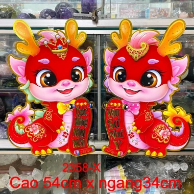 Bộ 2 Hình Tết Bính Ngọ 2.026 Dán Cửa và Dán Tường - Trang Trí Tết Giá 12.600đ Giảm Sốc 4