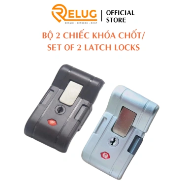 Bộ 2 khóa chốt cho vali khung nhôm - Bền đẹp, chắc chắn, giá ưu đãi 50.000đ