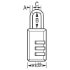 Bộ 2 khóa vali Master Lock 646T MSOFT An toàn giá 280.280₫ tại Hỏa tốc HCM 6