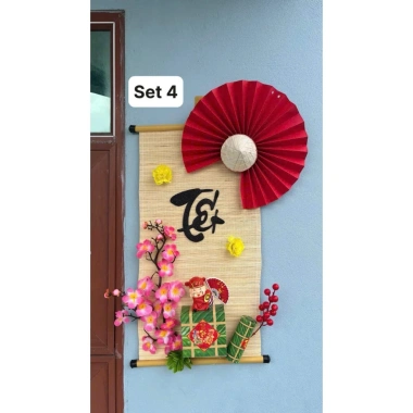 Bộ 2 Mành Phèn Mẹt Trang Trí Tết Nguyên Đán Bính Ngọ Văn Phòng Xuân 2.026 85.500đ
