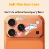 Bộ 2 miếng dán đế lấp lánh rỗng cho iPhone 17 Pro Max, 17 Pro, Ống kính mềm, giá 60.093 VND 2