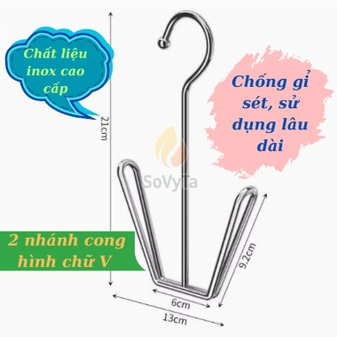 Bộ 2 Móc Treo Giày Inox Chống Rỉ - Giày Nhanh Khô Ban Công & Sân Phơi - 59.000₫ 2 Bộ 2 Móc Treo Giày Inox Chống Rỉ - Giày Nhanh Khô Ban Công & Sân Phơi - 59.000₫ 2