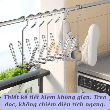 Bộ 2 Móc Treo Giày Inox Chống Rỉ - Giày Nhanh Khô Ban Công & Sân Phơi - 59.000₫ 4 Bộ 2 Móc Treo Giày Inox Chống Rỉ - Giày Nhanh Khô Ban Công & Sân Phơi - 59.000₫ 4