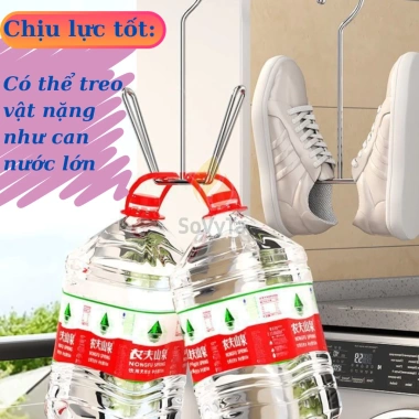 Bộ 2 Móc Treo Giày Inox Chống Rỉ - Giày Nhanh Khô Ban Công & Sân Phơi - 59.000₫