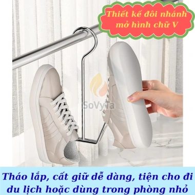 Bộ 2 Móc Treo Giày Inox Chống Rỉ – Giày Nhanh Khô, Gọn Gàng Ban Công, Sân Phơi – 59k