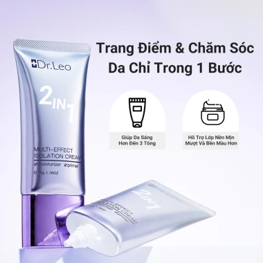 Bộ 2 Món Kem Lót Lười 2 In 1 Dr.Leo – Sáng Tông Da, Giữ Lớp Trang Điểm Lâu Trôi, Chỉ 188k 7 Bộ 2 Món Kem Lót Lười 2 In 1 Dr.Leo – Sáng Tông Da, Giữ Lớp Trang Điểm Lâu Trôi, Chỉ 188k 7