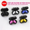 Bộ 2 nút bịt tai silicon dẻo mềm, chống nước 100% an toàn da - POPO giá 42.141₫ 7
