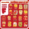 Bộ 20-30-50 bao lì xì chibi hoạt hình phản quang - Giá rẻ 2.026, chỉ 22.050 VND 2