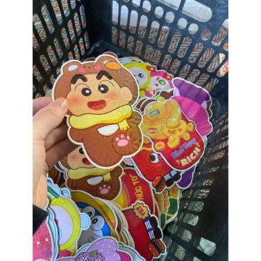 Bộ 20-30-50 bao lì xì chibi hoạt hình phản quang - Giá rẻ 2.026, chỉ 22.050 VND