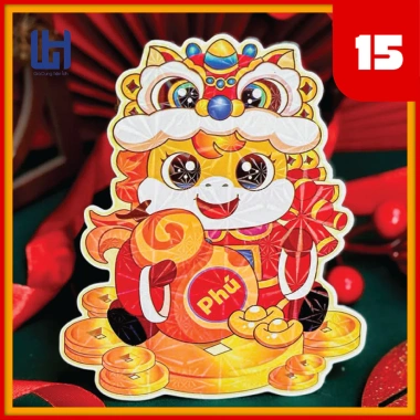 Bộ 20 bao lì xì Chibi Bình Ngọ 2.026 - Phản quang, kim loại, full mẫu A, giảm còn 6.650₫
