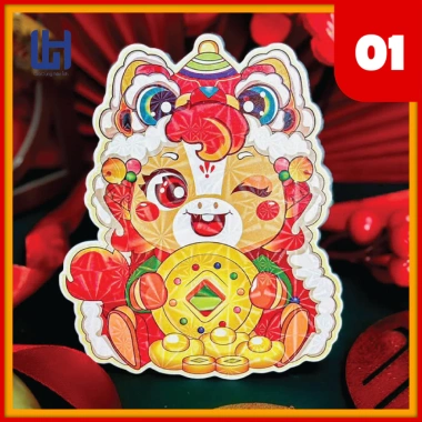 Bộ 20 bao lì xì Chibi Bình Ngọ 2.026 - Phản quang, kim loại, full mẫu A, giảm còn 6.650₫