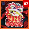 Bộ 20 bao lì xì Chibi Bình Ngọ 2.026 - Phản quang, kim loại, full mẫu A, giảm còn 6.650₫ 7