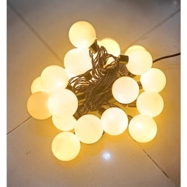 Bộ 20 đèn tròn 4,5cm ánh sáng vàng 10m - Trang trí Giáng sinh, Noel, Tết, giá 120.000đ