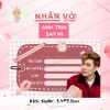 Bộ 20 Nhãn vở in hình Dương Domic Anh Trai Say Hi 5.4x9.3cm Hàn Quốc Beo Blue - Giá 12.096₫ 2