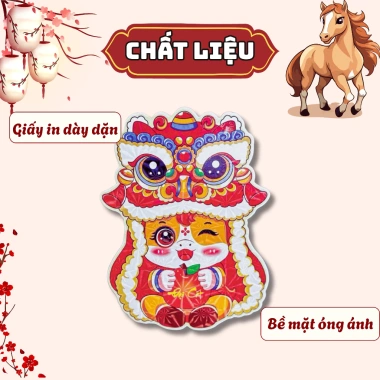 Bộ 20/50/100 Bao Lì Xì Chibi Tết Bính Ngọ 2.026 - Lì Xì Đẹp Hình Ngựa Dễ Thương, Phù Hợp Bé - Nifoki