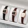 Bộ 2/3 Đồng Hồ Thạch Anh Dây Da Siêu Mỏng Thời Trang Nữ - Giá Ưu Đãi 90.200đ 3