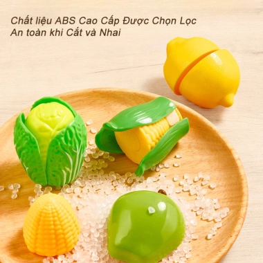 Bộ 23/42PCS Đồ Chơi Cắt Hoa Quả & Rau Củ Cho Bé - An Toàn, Không Mùi, Giá 200K
