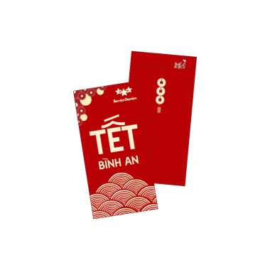 Bộ 3 Bao Lì Xì Tết Bình An Đỏ Siêu Đẹp - Quà Tặng Giá Rẻ 33k