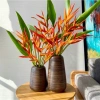 Bộ 3 bình hoa đu đủ vân ganh ngang – Gốm sứ Bát Tràng, cắm hoa, giá 87.000₫