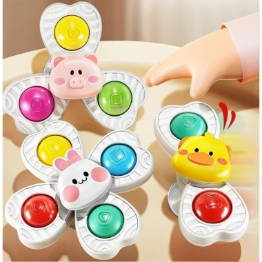 Bộ 3 Con Quay Spinner Montessori Cao Cấp Đồ Chơi Thỏ Gấu Kích Thị Giác 49.000₫ 3