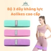 Bộ 3 dây kháng lực Aolikes cao cấp - Đàn hồi 3 mức co giãn, hỗ trợ tập mông, gym, Yoga - Giá chỉ 75.000đ 2