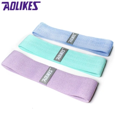 Bộ 3 dây kháng lực Aolikes cao cấp - Đàn hồi 3 mức co giãn, hỗ trợ tập mông, gym, Yoga - Giá chỉ 75.000đ