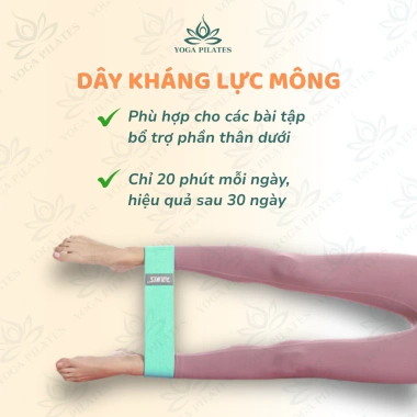 Bộ 3 dây kháng lực Aolikes cao cấp - Đàn hồi 3 mức co giãn, hỗ trợ tập mông, gym, Yoga - Giá chỉ 75.000đ