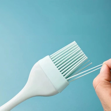 Bộ 3 dụng cụ làm bánh silicon: khay phớt trộn lớn‑nhỏ, cọ quét dầu - Giá sỉ 27.000₫