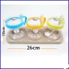 Bộ 3 hũ gia vị nhà bếp Việt Nhật DN377 kèm thìa và khay tiện lợi - 28.000đ 2