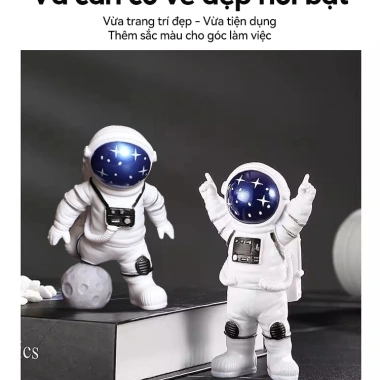 Bộ 3 Mô Hình Phi Hành Gia Vũ Trụ ICON - Trang Trí Bàn Làm Việc, Bánh Kem, Decor Nhà Cửa, Resin Cao Cấp, Giá 26.000₫ 5 Bộ 3 Mô Hình Phi Hành Gia Vũ Trụ ICON - Trang Trí Bàn Làm Việc, Bánh Kem, Decor Nhà Cửa, Resin Cao Cấp, Giá 26.000₫ 5