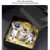 Bộ 3 Mô Hình Phi Hành Gia Vũ Trụ ICON - Trang Trí Bàn Làm Việc, Bánh Kem, Decor Nhà Cửa, Resin Cao Cấp, Giá 26.000₫ 7