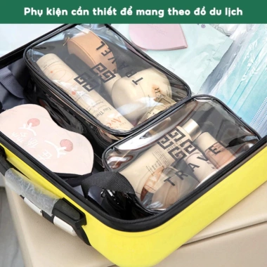 Bộ 3 Túi Mỹ Phẩm và Đồ Cá Nhân Du Lịch Chống Thấm Tiện Lợi - HGHOME Giá 80.000 đồng 9 Bộ 3 Túi Mỹ Phẩm và Đồ Cá Nhân Du Lịch Chống Thấm Tiện Lợi - HGHOME Giá 80.000 đồng 9