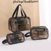 Bộ 3 túi trong suốt đựng đồ, mỹ phẩm du lịch thời trang - Giá chỉ 55.000đ