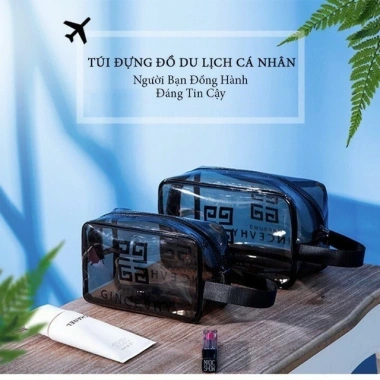 Bộ 3 túi trong suốt đựng đồ, mỹ phẩm du lịch thời trang - Giá chỉ 55.000đ 9 Bộ 3 túi trong suốt đựng đồ, mỹ phẩm du lịch thời trang - Giá chỉ 55.000đ 9