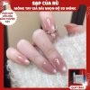 Bộ 30 móng tay giả Đ220 NGẮN form oval sơn gel mắt mèo - Nail tinh tế cho Tết miền Nam, chỉ 43.289₫