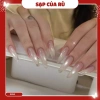 Bộ 30 móng tay giả Đ220 NGẮN form oval sơn gel mắt mèo - Nail tinh tế cho Tết miền Nam, chỉ 43.289₫ 6