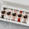 Bộ 3/4/5 đồng hồ nữ thời trang mặt số Ả Rập dây da thường giá chỉ 105.600₫ giảm mạnh 3