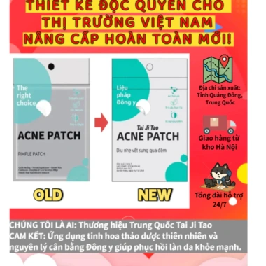Bộ 36 miếng dán mụn Hydrocolloid TJT - Giảm sưng nhanh, không thấm nước, che mụn hiệu quả, 13.500đ