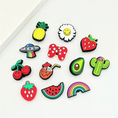 Bộ 3/6 Sandals du lịch - Sticker phụ kiện lỗ giày, charm trang trí, chỉ 29.000đ 5