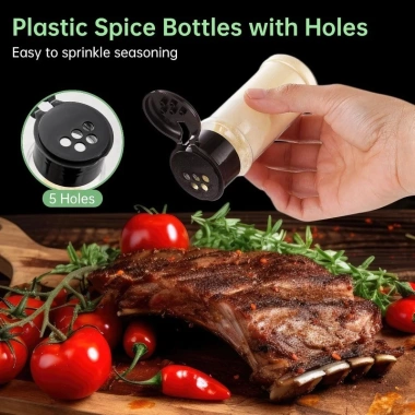 Bộ 3/6/9 chai gia vị 100ml trong suốt nhựa BPA-free, phù hợp BBQ, muối tiêu, bình lắc - 27.499đ 4 Bộ 3/6/9 chai gia vị 100ml trong suốt nhựa BPA-free, phù hợp BBQ, muối tiêu, bình lắc - 27.499đ 4