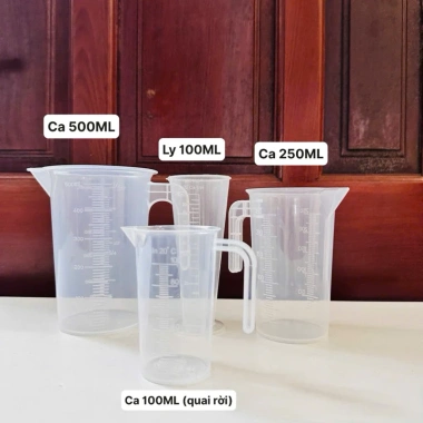 Bộ 4 ca đong pha chế dày dặn, chắc chắn 100ml 250ml 500ml - Giá ưu đãi 50.800 8