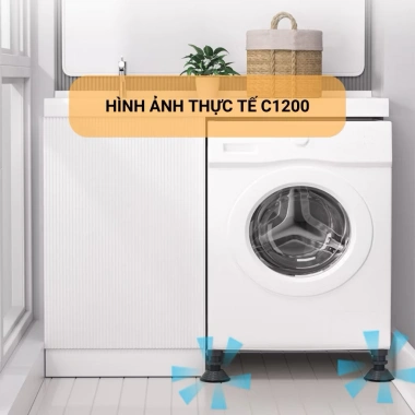 Bộ 4 chân đế đa năng cho máy giặt, tủ lạnh - chống rung, chống ngập, tăng giảm chiều cao, chịu tải cao, tiện lợi, bảo vệ thiết bị, giá 35.000₫ 3 Bộ 4 chân đế đa năng cho máy giặt, tủ lạnh - chống rung, chống ngập, tăng giảm chiều cao, chịu tải cao, tiện lợi, bảo vệ thiết bị, giá 35.000₫ 3