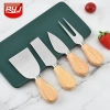 Bộ 4 dao nĩa mini cắt phomai, bánh - Decor món ăn, giá chỉ 80.000₫