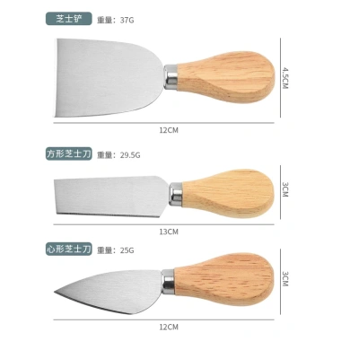 Bộ 4 dao nĩa mini cắt phomai, bánh - Decor món ăn, giá chỉ 80.000₫