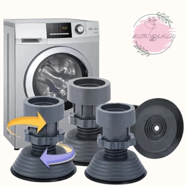 Bộ 4 Đế Đỡ Chống Rung Đa Năng cho Máy Giặt và Tủ Lạnh - Giảm Tiếng Ồn, Giá 19.990 VND