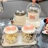 Bộ 4 Hũ Mứt Tết Hình Nơ Đựng Bánh Kẹo, Nắp Đậy & Quai Cầm, Trang Trí Bàn Sang Trọng Tết 2.026 Giá 97.000đ
